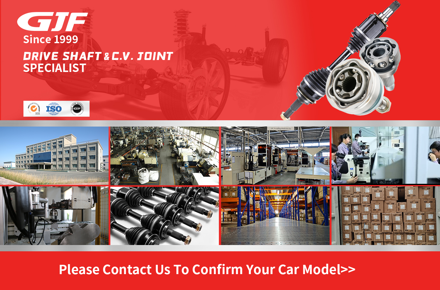 GJF Auto CV Axle Shaft For Mitsubishi Lancer V93W 3815A459 3815A454