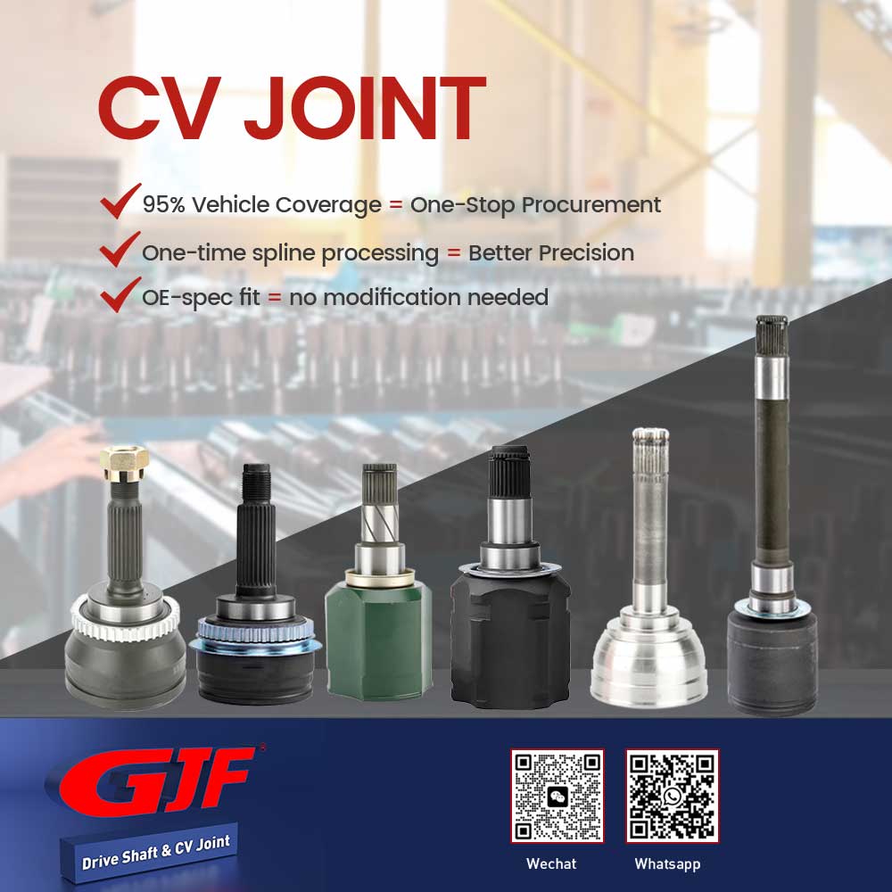 GJF Auto Parts CV Joint for 95% Vehicle Model Coverage